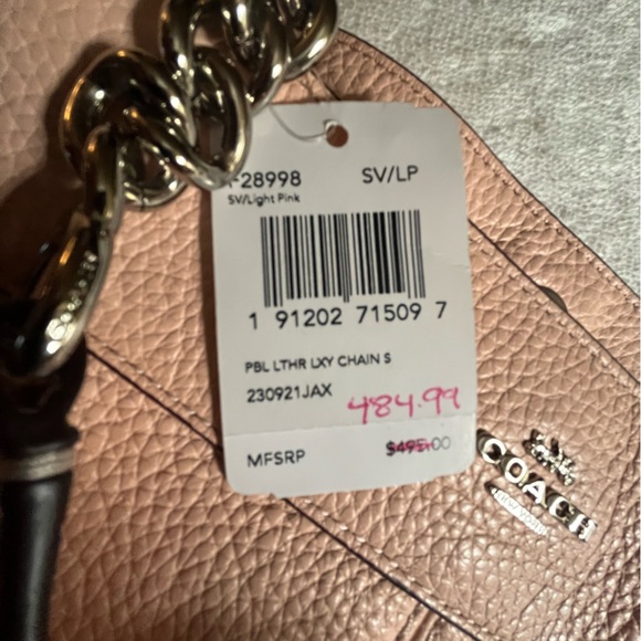 Style Coach F28998 - Lexy Chain Shoulder Bag in Light Pink